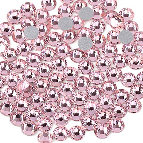 Beadsland 1440 Stücke Flache Rückseite Strasssteine,Nagel Kristalle Strasssteine Für Nägel,Licht Rosa,SS16(3.8-4.0mm) von BEADSLAND