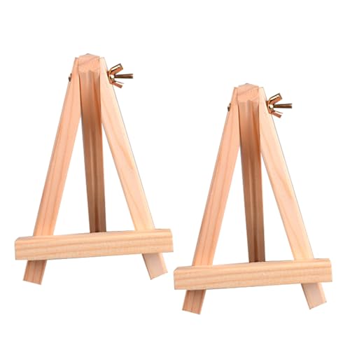 Art Easesel, 2 PCS -Staffelei für das Malerei 9,5 Zoll Holzmalerei Staffell von BEAHING