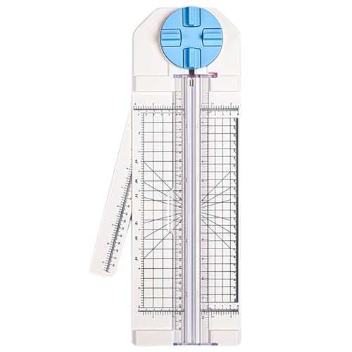 Papierschneider-Schieberegler, Papierschneider 4-in-1-Papierschneider mit verlängertem Lineal-Rotary Paper Cutter-Werkzeug mit gerader, Welle, perforiertem und knackigem Blätter zum Handwerksfoto-Sam von BEAHING