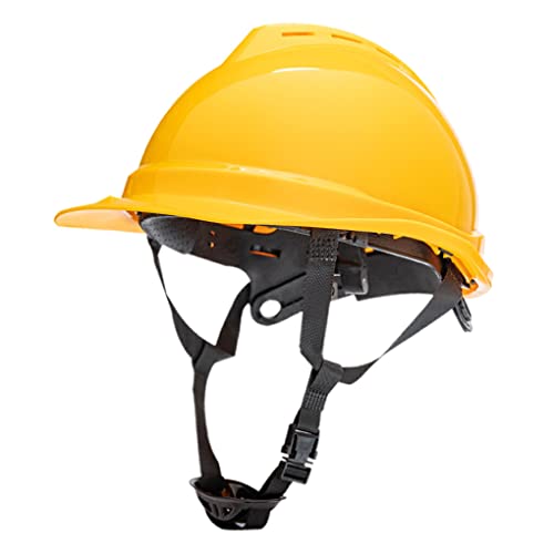 BEALIFE Outdoor Hard Hat Atmungsaktiver gelber Sicherheitshelm für Erwachsene Praktische Schutzausrüstung Sicherer Schutz für den Kopfschutz von BEALIFE