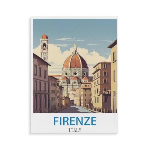 BEAYODKP Malen Nach Zahlen Erwachsene,Florenz Italien,DIY Handgemalt Ölgemälde Kit für Anfänger und Erwachsene,kreatives Geschenk, Home Deko(30x40cm-N81 von BEAYODKP