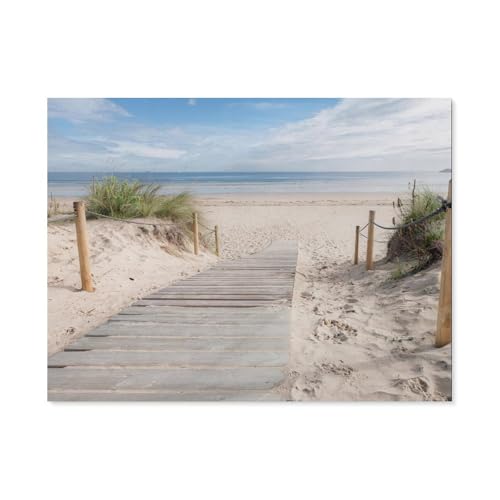 BEAYODKP Malen Nach Zahlen Erwachsene，Meer - Strand，Malen Nach Zahlen Mit Pinseln und Acrylfarbe,DIY Set Basteln Erwachsene mit Pinseln und Acrylfarben für Home Decor（50x60cm） 19.6x23.6 pouces-G7 von BEAYODKP