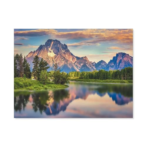 BEAYODKP Malen Nach Zahlen Erwachsene，See, Landschaft，Malen Nach Zahlen Mit Pinseln und Acrylfarbe,DIY Set Basteln Erwachsene mit Pinseln und Acrylfarben für Home Decor（50x60cm） 19.6x23.6 pouces-F87 von BEAYODKP