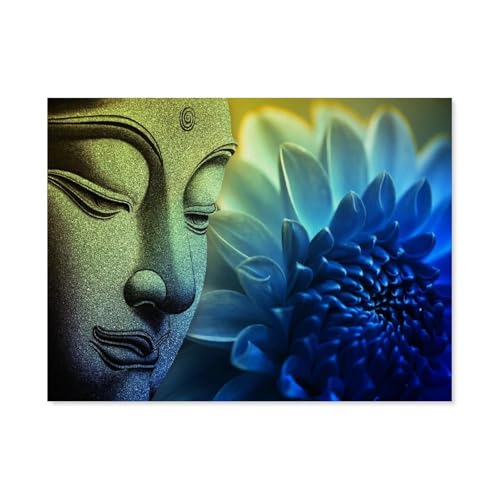 BEAYODKP Malen nach Zahlen，Buddha，diy malen nach zahlen erwachsene landsch Mit Pinsel und Acrylfarbe Kits Theme Digital Home Wall Artwork（50x60cm） 19.6x23.6 pouces-F26 von BEAYODKP