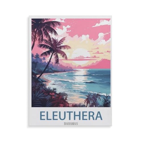 BEAYODKP Malen nach Zahlen,Eleuthera,diy malen nach zahlen erwachsene landsch Mit Pinsel und Acrylfarbe Kits Theme Digital Home Wall Artwork(50x60cm-N6 von BEAYODKP