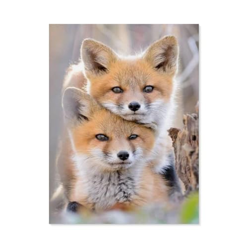 BEAYODKP Malen nach Zahlen，Kleiner Fuchs，diy malen nach zahlen erwachsene landsch Mit Pinsel und Acrylfarbe Kits Theme Digital Home Wall Artwork（50x60cm） 19.6x23.6 pouces-G66 von BEAYODKP