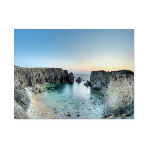 BEAYODKP Malen nach Zahlen，Natürliche Schönheit, Strand，diy malen nach zahlen erwachsene landsch Mit Pinsel und Acrylfarbe Kits Theme Digital Home Wall Artwork（50x60cm） 19.6x23.6 pouces-I66 von BEAYODKP