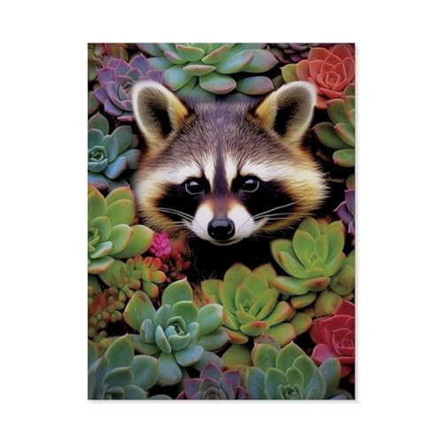 BEAYODKP Malen nach Zahlen für Erwachsene Kinder，Fuchs, Tier，DIY Ölgemälde Digitales Malen nach Zahlen Kits auf Leinwand Dekoration Geschenk（50x60cm） 19.6x23.6 pouces-C55 von BEAYODKP