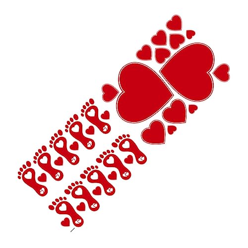 1 Bogen Valentinstag Wandaufkleber Valentinstag Namensschilder Kleidung Etiketten für Valentinstag Fenster Aufkleber Wandbild Girlanden Herz Liebe Aufkleber Aufkleber Aufkleber von BEBEMOKO