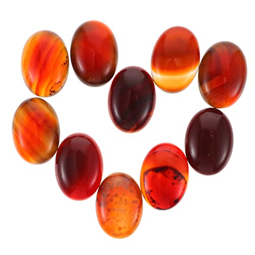 10 Stück Edelstein-Patch-Ring-Dekorperlen, Schmuckherstellung, Cabochons, flache Cabochons, Schmuckherstellung, Stein-Cabochons, Naturstein-Cabochons, DIY-Schmuckherstellung, Material, von BEBEMOKO