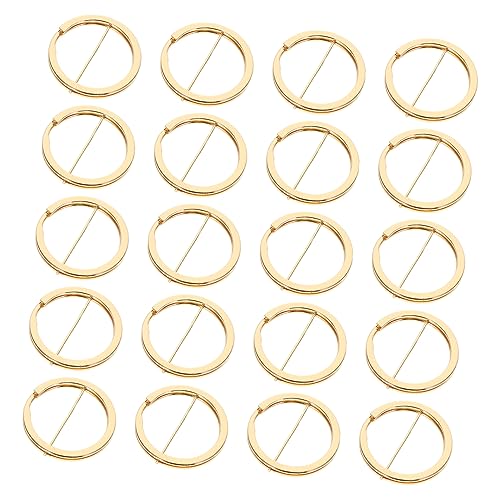 20 Stück Schlüsselanhänger Schlüsselanhänger Ringe Offener Biegering Schlüsselanhänger Halter Kreisring Clips Schlüsselanhänger Schlüsselhalter Ring Schlüsselanhänger Herstellung Ring von BEBEMOKO