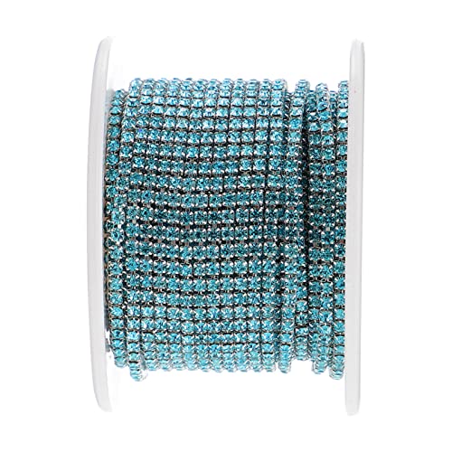 BEBEMOKO 1 Rolle Strass-Kettenbesatz für Bastelarbeiten, Nähen, Schmuckherstellung, Verzierungen, langlebige dekorative Kette für Mode-Accessoires BEBEMOKO 1 Rolle Strass-Kettenbesatz für Bastelarbeiten, Nähen, Schmuckherstellung, Verzierungen, langlebige dekorative Kette für Mode-Accessoires von BEBEMOKO