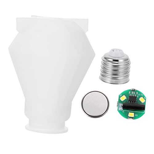 BEBEMOKO 1 Set Gießform Für Lampenbirnen DIY Epoxidharz Formen Für Kreative Bastelprojekte Epoxid Gießform Für Lampen Handwerksbedarf Silikonform von BEBEMOKO