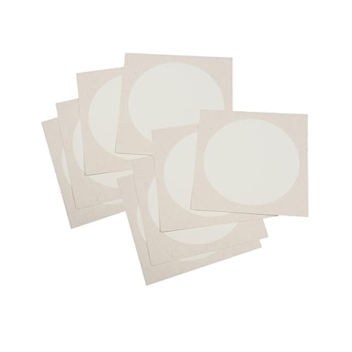 BEBEMOKO 10 Blatt Malpapier essbares Oblatenpapier Decoupagepapier Kunstpapier Malerei weiß von BEBEMOKO