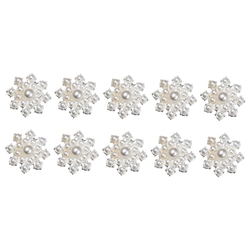 BEBEMOKO 10 Stücke Blume Decor Dekoration Blume Ornamente Handwerk Decor Blume Form Decor DIY Blumen Silber BEBEMOKO 10 Stücke Blume Decor Dekoration Blume Ornamente Handwerk Decor Blume Form Decor DIY Blumen Silber von BEBEMOKO