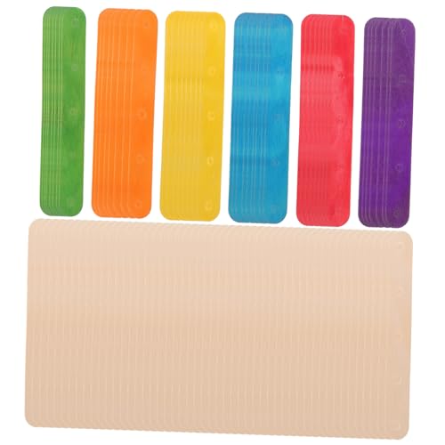 BEBEMOKO 100 Stück DIY Holz Handwerk Sticks Wiederverwendbare Sticks Spielzeug Jumbo Popsicle Sticks Popsicle Sticks zum Wachsen von Pflanzenetiketten Bastelstab mit Löchern Sticks für Handwerk von BEBEMOKO