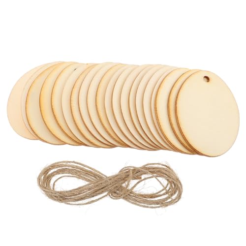 BEBEMOKO 10St Holzspäne Eierkartons Eier basteln befüllbar Vogeleiernest gefälschte Eier easter teigroller ostern Holzdeko DIY Eier Holzscheiben Ostern Holzausschnitte hölzern Light Brown von BEBEMOKO