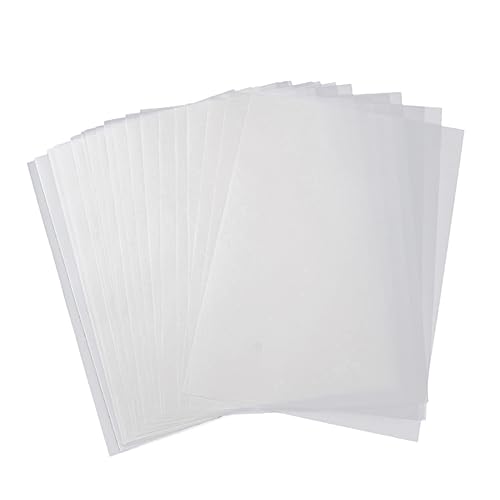 BEBEMOKO 150 Blatt Transparentpapier Design Skizzenpapier Pergamentpapier Transparentes Papier Für Zeichnungen Hochwertiges Nachzeichnungspapier DIN A4 von BEBEMOKO