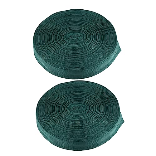 BEBEMOKO 2 Rollen Gartenpflanzenbinder Gartenbinder Tomatenbinder Terrassenband Gartenband für Pflanzen Klar Planen Stretch Tie Tape Pflanze Garten Krawattenband Pflanzenband Pflanzenstützband Grün von BEBEMOKO