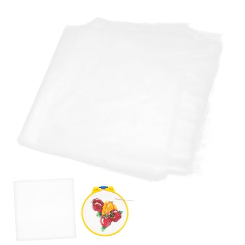 BEBEMOKO 20 Blatt wasserlösliches Stick-Transferpapier zum Nähen, lösliches Transparentpapier für Stoff, ideal für Blatt- und abstrakte Muster von BEBEMOKO