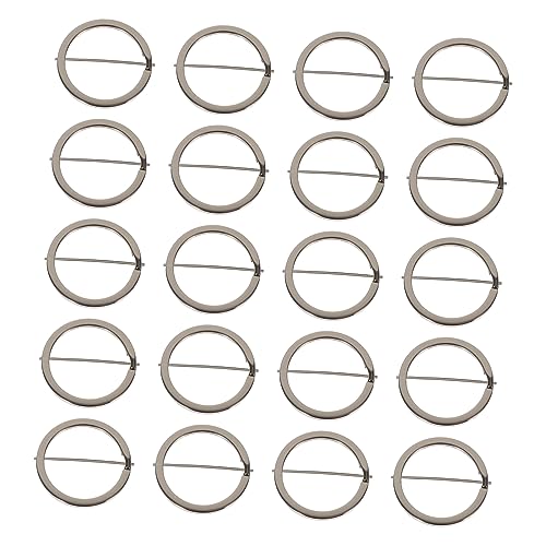 BEBEMOKO 20 Stück Schlüsselanhänger Schlüsselhalter für Auto Dinge für Auto Schlüsselanhänger Ringe Schlüsselhalter Loop Anhänger DIY Ring Auto Anhänger Schlüsselhalter Ring für Schlüssel Schwarz von BEBEMOKO