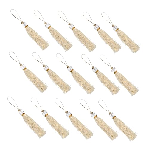 BEBEMOKO 20 Stücke Quaste DIY Charme Haushaltsvorhang Hängende Dekoration Tassel Key von BEBEMOKO