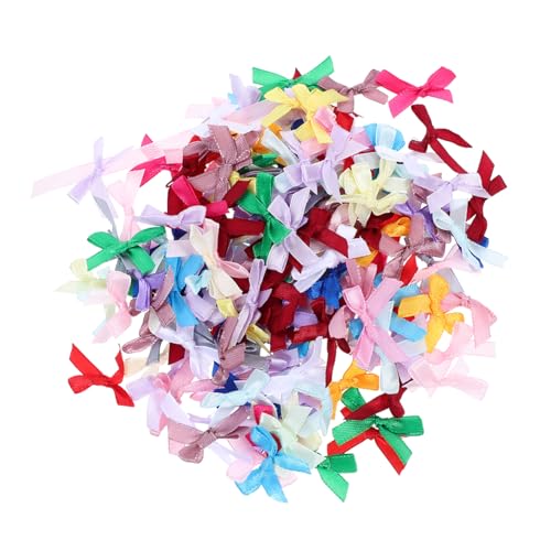 BEBEMOKO 200Stücke Schleifen Dekorative Bogen Knöpfe Für Handgefertigte Satinband Ornamente Mischfarben Für Feste Und Bastelprojekte BEBEMOKO 200Stücke Schleifen Dekorative Bogen Knöpfe Für Handgefertigte Satinband Ornamente Mischfarben Für Feste Und Bastelprojekte von BEBEMOKO