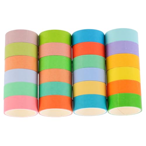 BEBEMOKO 24 Rolls DIY Washi Tape Klebeband Ornament Scrapbooking Wahi Papierband von BEBEMOKO