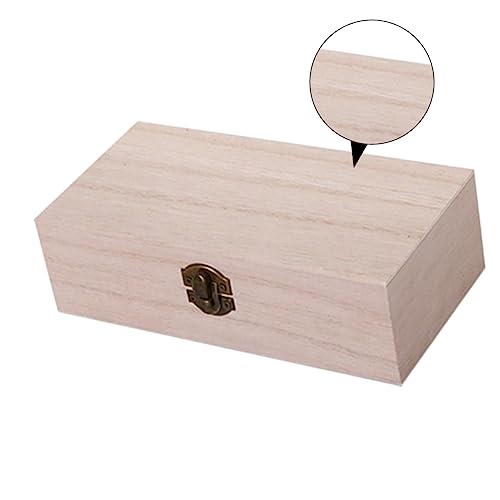 BEBEMOKO 2er-box Holzkasten Vintage-schmuck Piraten-dekor Kleine Antikes Dekor Mini-schatztruhe Antiker Schmuck Schmuck-organizer Schmuck Organizer Klar Mini-dekor Khaki von BEBEMOKO