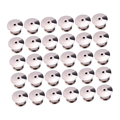 BEBEMOKO 30PCS Flachverschluss Anstecknadeln Broschen Zubehör Robuste Sicherheits Pins Locking Pin Clasp Für Kunsthandwerk Und DIY Projekte von BEBEMOKO