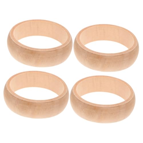 BEBEMOKO 4 Stück Armbänder Aus Holz Basteln Für Kinder Kinderspielzeug Selber Machen Handgefertigte Armbänder Kinderarmbänder Lernspielzeug Für Kinder Armbänder Für Kinder Ring Für Kinder von BEBEMOKO