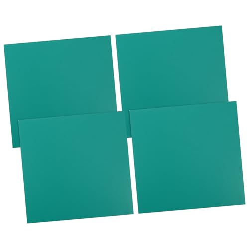 BEBEMOKO 4 Stück Offsetdruckplatte Schneidebrett Gravieren Druckbrett Gravurpads Gravurplatte Handwerklicher Teller Kunststofftheken Graviermaterial Aus Kunststoff Green Pvc von BEBEMOKO