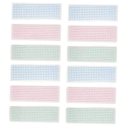 BEBEMOKO 45St Bandspender Washi-Tape-Unterverpackungsplatten PVC-Washi-Karten Bandspeicherplatten Tape Musterbrett würfelunterlage einhelll Klebeband-Organizer Büro-Tape-Boards Plastik von BEBEMOKO