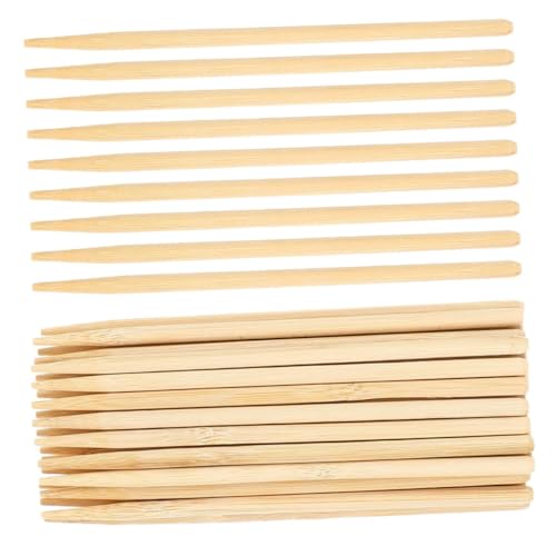 BEBEMOKO 50 Stück Kratzstift Stylus Kratzwerkzeuge Stylus Holzstäbchen Kunst Holz Stylus Gravierwerkzeug für Kratzpads Holz Kratzwerkzeuge Stylus Werkzeuge für Kratzer Beige von BEBEMOKO