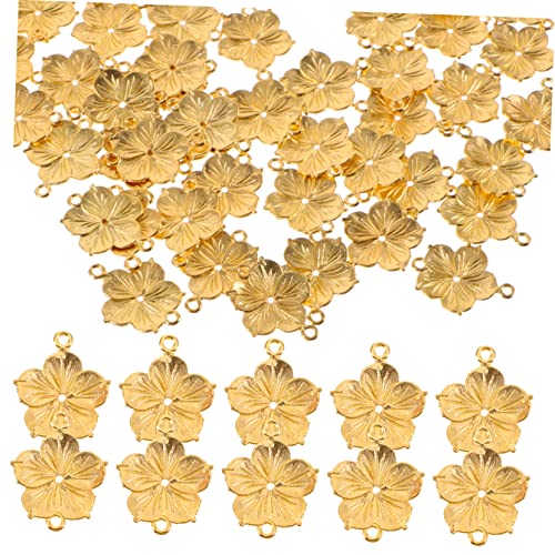 BEBEMOKO 50pcs Blumenschmuckanschluss Blumenschmuck Zauber Für DIY -schmuck Armband Halskette Ohrring Making von BEBEMOKO