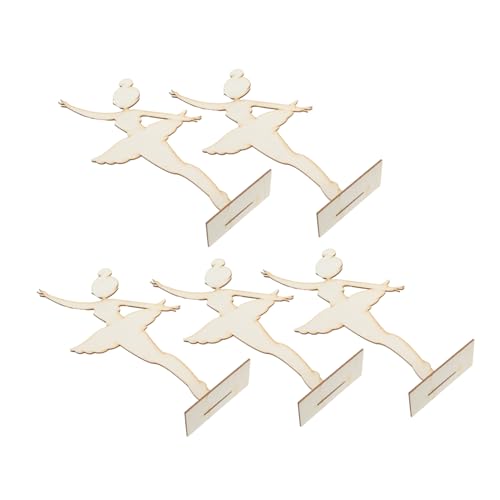 BEBEMOKO 5Pcs Clay Blade Girl Dekoration Dice Girl Paper Cuting Ballet Liebhaber Dekoration Handgefertigte Schmuckverzierungen Handgefertigte Handwerksbedarfskalkaierungen von BEBEMOKO