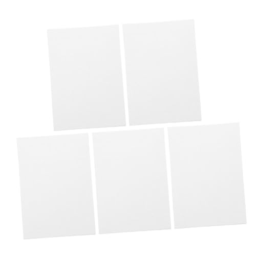 5pcs Board zum Malen Ölfarbe Blank Panel Ölgemälde Zeichenbrett Ölgemälde Panel Ölgemälde Blank Zeichenbrett Ölgemälde Bretter Holz Weiß von BEBEMOKO