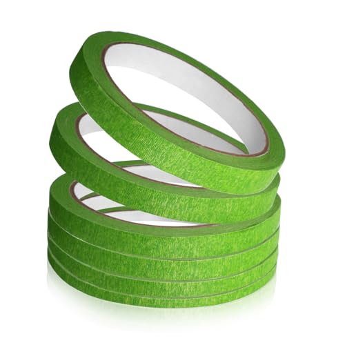 BEBEMOKO 6 Rollen farbiges klebeband washi-tape washi+-+tape Dekorationsklebeband papierklebeband Papierband für Verpackung Abdeckband zum Lackieren DIY Klebeband farbiges Band Krepp-Papier von BEBEMOKO