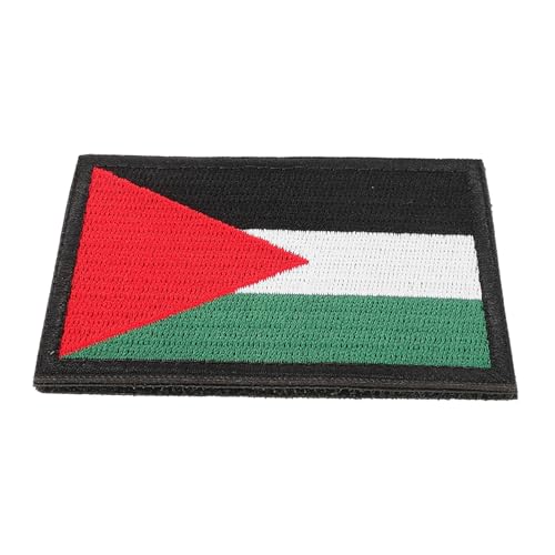 BEBEMOKO Abzeichen-Aufnäher, besticktes Armband-Accessoire mit Rückseite, ideal für Kleidung, Taschen und patriotische Displays für Sammler und Unterstützer von BEBEMOKO