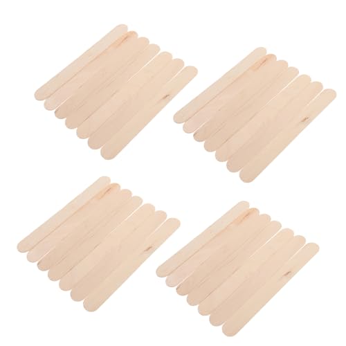 BEBEMOKO Bunte Stieleisstäbchen für selbstgemachte Eiscreme, natürliche Holz-Bastelstäbe, glatte Oberfläche, sicher für Projekte, 300 Stück BEBEMOKO Bunte Stieleisstäbchen für selbstgemachte Eiscreme, natürliche Holz-Bastelstäbe, glatte Oberfläche, sicher für Projekte, 300 Stück von BEBEMOKO