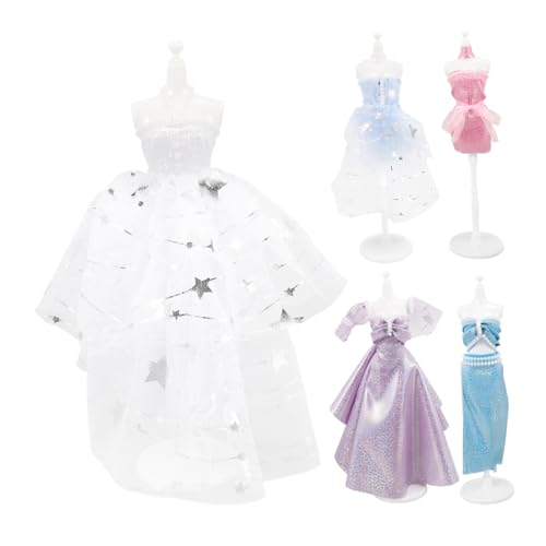 BEBEMOKO DIY Mode Puppe Kleidung Kit für Kleid Design Set Kreatives Bastelset zum Geburtstag für junge Modedesigner von BEBEMOKO