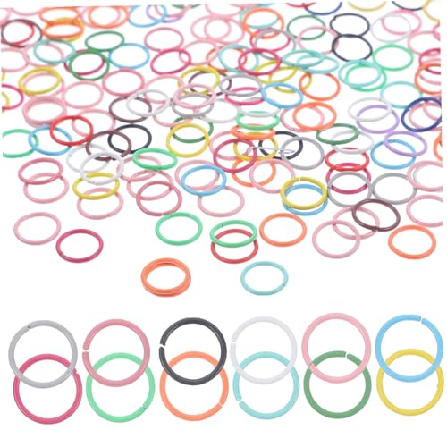 BEBEMOKO Farbige Offene Sprungringe Für DIY Armbänder Und Halsketten Schmuckzubehör Für Handgemachte Accessoires Loop Jump Rings Biegeringe Schmuckherstellung von BEBEMOKO