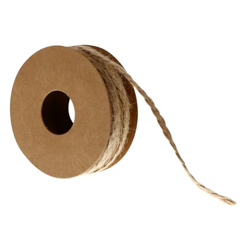 BEBEMOKO Geflochtenes Hanfband Kontrastfarbe 1 Rolle Geschenkverpackungszubehör Juteschnur Dekoband Für DIY Naturmaterial von BEBEMOKO