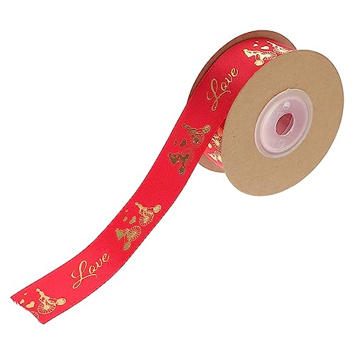 BEBEMOKO Geschenkband für Valentinstag, Basteln, Hochzeit, dekoratives Band von BEBEMOKO