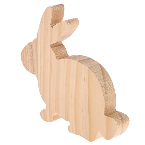 BEBEMOKO Hase Deko Ostern Unbemalte Osterhasen Ausschnitte Für Kreative Bastelprojekte Dekorative Hasenfiguren Für Ostertisch Und Kinderhandwerk von BEBEMOKO