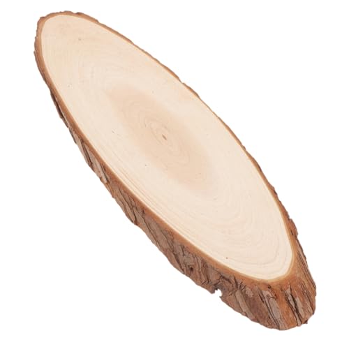 BEBEMOKO Holzspäne Dekoration Rustikale Dekoration Ornament Dielen Landdekor Holzplatten zum Basteln Holzscheiben Blanko Holzscheiben Unlackierte Holzscheibe Holzdeko Holz Gehweg Holz Beige von BEBEMOKO