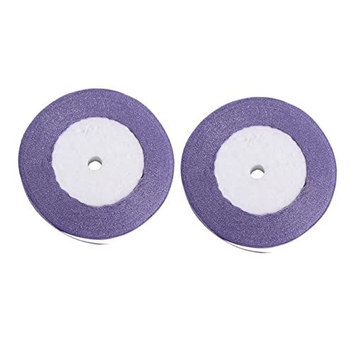 BEBEMOKO Satinband für Bastelarbeiten, Geschenkverpackungen, Urlaubsdekoration, langlebig, leicht zu schneiden, Meter lang, für Kranzherstellung, DIY-Projekte, elegante Dekorationen, 2 Stück BEBEMOKO Satinband für Bastelarbeiten, Geschenkverpackungen, Urlaubsdekoration, langlebig, leicht zu schneiden, Meter lang, für Kranzherstellung, DIY-Projekte, elegante Dekorationen, 2 Stück von BEBEMOKO