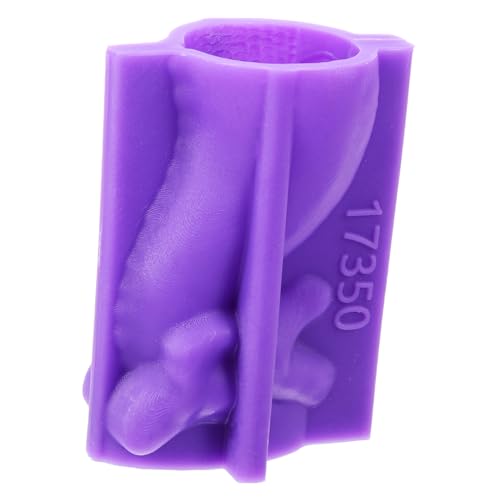 BEBEMOKO Wasserhahn-Silikonform easy putz epoxitharzformen silikonform gießform Flexible Silikonform Kuchenform Gummiformen Soja entzückende Plätzchenform Keksbackformen Kieselgel Violett von BEBEMOKO