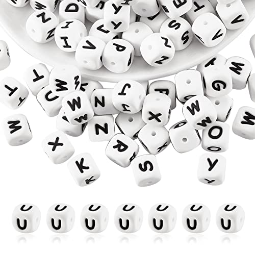 BEEFLYING 20 Stück Weißer Würfel Buchstabe U Silikonperlen 12x12x12 mm Quadratische Würfel Alphabetperlen mit 2 mm Lochabstandshalter Lose Buchstabenperlen für Armbänder Halsketten Schmuckherstellung BEEFLYING 20 Stück Weißer Würfel Buchstabe U Silikonperlen 12x12x12 mm Quadratische Würfel Alphabetperlen mit 2 mm Lochabstandshalter Lose Buchstabenperlen für Armbänder Halsketten Schmuckherstellung von BEEFLYING