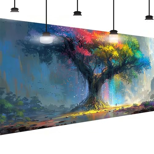 Baum des Lebens Diamond Painting Groß XXL 70x140 cm, DlY Baum des Lebens Diamant Painting Bilder Kinder, Full drill Daiments Malerei Erwachsene 5D Diamond Art Mosaic Bastelset Kunst Stickerei 3-33 von BEIJUYHU